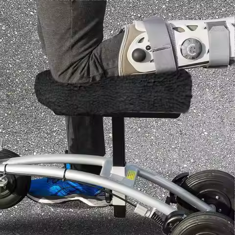 Walking Scooter Knee Pad Plush Knee Pad Adult Walker Scooter Cover Women Men Reduces Friction Knee P