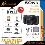 (Ready Stock) Sony ZV1 ZV-1 Digital Camera Vlogging And Online Video Kit Bundle  (SONY MALAYSIA 15 MONTHS WARRANTY) (INSTALLMENT AVAILABLE)