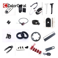 ColorCoral Scooter Mudguard for Xiaomi Mijia M365 M187 Pro Electric Scooter Tire Splash Fender with Rear Taillight Back Guard Throttle Assembly Scooter Finger Scooter Fender Front