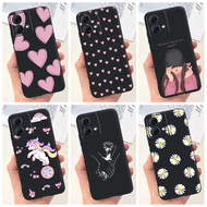 For Moto G54 G84 Case XT-2343-1 XT2347 Soft Cover Cute Love Heart Daisy Silicone Phone Case For Moto
