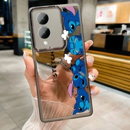 Vivo Y17s Y17 Y15 Y12 Y11 Y19 Y20 Y20s Y20i Y12s Y20sG Cartoon Monsters Mobile Case Big Eyes Stitch Clear Candy Silicon Case Camera Protector Cover