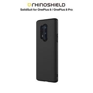 [RhinoShield] SolidSuit Series OnePlus 8/OnePlus 8 Pro Case TPE Shockproof Durable Phone Case Cover