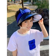 Boy Big Kids Sun Hat Sun Hat Sun Hat Girls Empty Boy Top Hat with Summer Electric Fan Brim Hat Sunsh