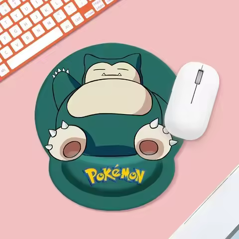 Pikachu Mouse Pad Ditto Bulbasaur Funny Cartoon Pokemon with Wrist Rest Office Anti-Fatigue Game Non