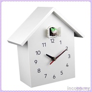 【new】 Cuckoo Wall Clock Modern Bird House Hanging Watch Home School Office White