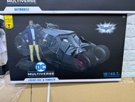 McFarlane DC Multiverse 蝙蝠車 貓女連電單車，白騎士蝙蝠車，黑夜之神，Lucius Fox & Tumbler ,