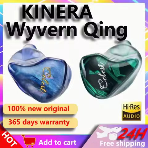 Kinera Celest Wyvern Qing Wried In-Ear Earphone 0.78mm 2pin 10mm LCP Diaphragm Dynamic Driver Earbud