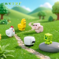Micro Landscape Creative Cube Pig Alpaca Plushie Cute Mini Dollhouse DIY Decor Accessories Desktop O