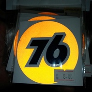 Sticker 76 reflect cutting