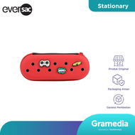 Eversac Pencil Case Red Graffiti World With Charm
