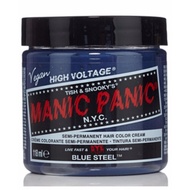 Manic Panic Semi-Permanent Hair Color Cream 4oz (Blue Steel) (1 Count)