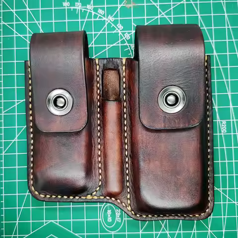 Hand Made Leather Pouch Case Leather Protective Sheath for Leatherman Surge and Tool Kit Set