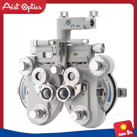 Aist VT-100 Optometry Manual Phoropter Optical View Tester Optics Vision Tester Minus Cylinder Lense