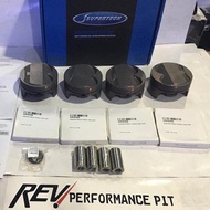 Supertech Honda K24 High Compression NA Forged Piston 89mm CR 12.5 (with Rings)