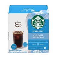 雀巢 星巴克特選冰美式咖啡 (3盒/36顆) 12539336 濃郁帶有焦糖香氣  適用適用 Dolce Gusto