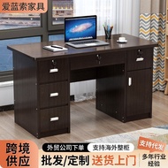 Desk Black Literary Simple Bedroom Single Writing Desk Computer Desk Household 1.2m1.4m Study Desk D