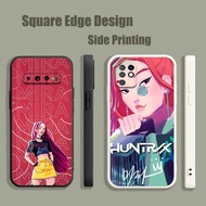 Casing For OPPO A5 A9 A53 A32 A7X Reno 6 5 Z 2020 5G Mira Kpop demon hunters DJX04 Phone Case Square