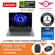 Lenovo LOQ 17IRX10 83JH008VMJ 17.3'' FHD 165Hz Gaming Laptop Grey ( i7-14700HX, 16GB, 512GB SSD, RTX