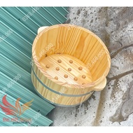 Massage Foot Bath - Massage Foot Bath - Wooden Crate Soak Massage Foot Massage