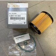 [ READY STOCK ] 100% GENUINE (MAZDA) ENGINE OIL FILTER MAZDA 3 / 6 / 8 / CX-7 / MPV >> L321 14 302