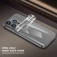 9999D Back HD Clear Soft Hydrogel Film For iPhone 16 15 14 13 12 11 Pro Max Plus Mini Anti-Fingerpri