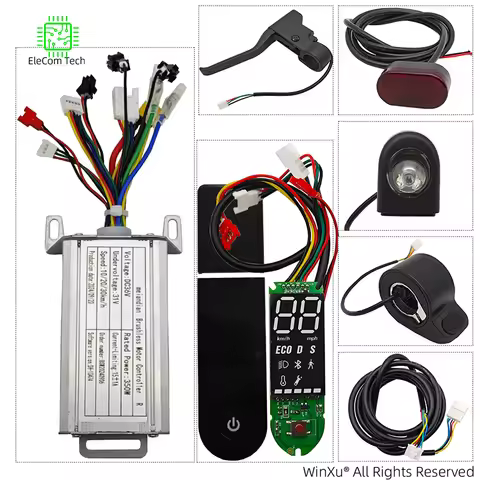 M365 Electric Scooter Brushless Motor Universal Controller LED Dashboard 36V 350W Kit for Xiaomi M36