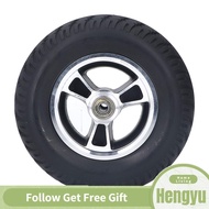 Hengyu 7in Wheelchair Wheel PU Alloy Steel Hub Anti Skid Walker Tire Replacement