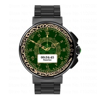 [Snag] Qibla อิสลามสมาร์ทวอท์ชนาฬิกาข้อมืออิเล็กทรอนิกส์มุสลิม Azan สำหรับผู้ชายหรูหรานาฬิกากีฬาเวลา