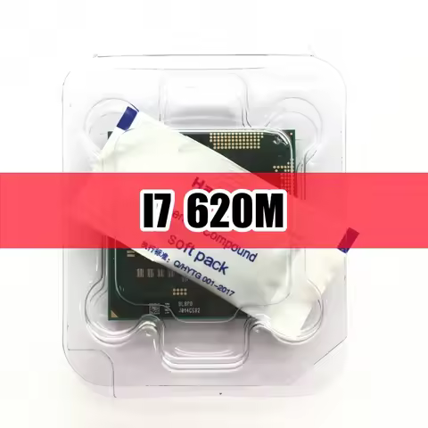 Original Core I7 620m I7-620M SLBTQ SLBPD Dual Core Laptop CPU 4M/2.66GHz/3333 MHz Socket G1 PGA988 