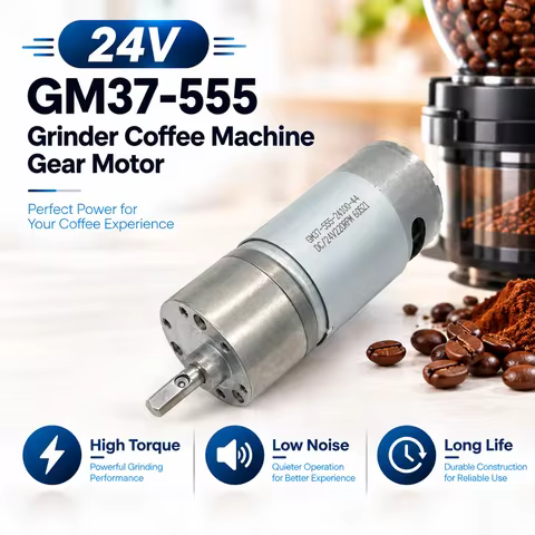 24V GM37-555PM Grinder Gear Motor Micro DC Reducer Engine Electric Motor For Varia Vs3 Lagom Mini Co