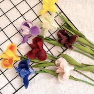  Artificial Iris Flowers Fake Silk Plant Home Wedding Decor Artificial Flower