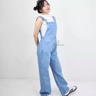 women jumpasuit denim jeans size xs-5xl ready stock denim jeans