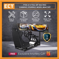 PXN A12 Full Set Racing Gaming Steering Wheel Bracket with Aluminum Bucket E-Sports Seat support x3 