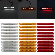 10 pcs Car truck LED yellow red side light Side Marker thin Light LED 12/24V For Freightliner etc Dimension