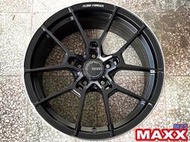 全新鋁圈MAXX M25 18吋旋鍛 黑車邊 5/100 5/108 5/112 5/114.3 5/120 類G025