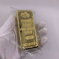 new 1:1 Copy Suisse 1000g Gold Bar 1kg Gold Bullion Switzerland bar Replica Bullion Jewelry Store Ba