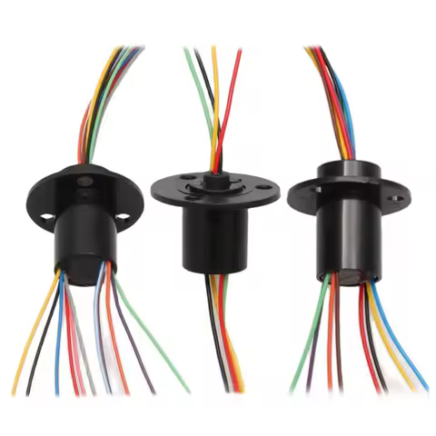 2/4/6/8/12/18 Channel Micro Rotate Slip Ring 2A Diameter 12.5mm for RC Excavator Model DIY PTZ Gimba