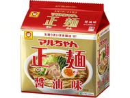 東洋水產 正麵 經典日式醬油風味拉麵 5入分享包525g【平行進口】最佳食用期限：2026年12月10日