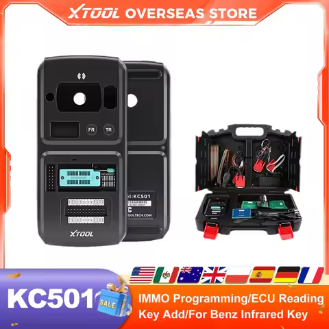 XTOOL KC501 Car Chip Key Programmer All Key Lost OBD2 Automotive Scanner For Benz Infrared Work With