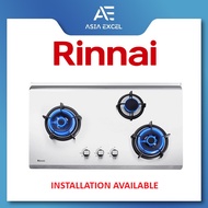 RINNAI RB-93US (RB93US) 3 BURNER HYPER FLAME STAINLESS STEEL BUILT-IN HOB