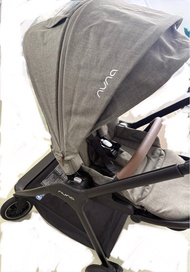 包送貨 連全新原裝杯架同雨擋 Nuna triv next baby stroller 嬰兒車 松木綠 bb車 car 雙向 輕型 