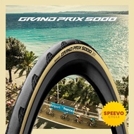 CONTINENTAL GRAND PRIX 5000 GP5000 ROAD TYRE TIRE - CREAM 700 25 28