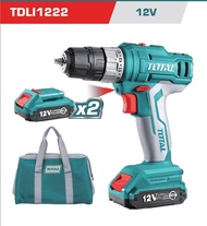 TOTAL สว่านไขควงแบตเตอรี่ไร้สาย12V. #TDLI1222