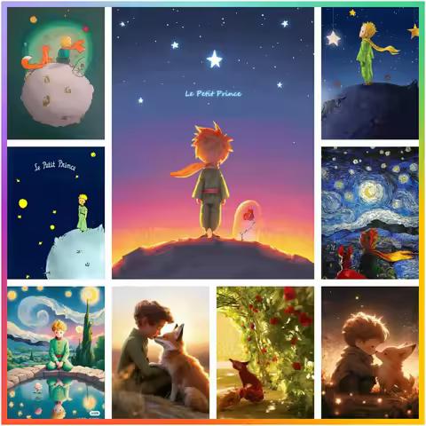 The Little Prince Artificial Diamond Painting Cross Stitch Element Mosaic Embroidery Garden Decorati