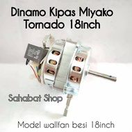 Dinamo Mesin Kipas Angin Wallfan Dinding Besi 18 Inch Tornado Miyako T