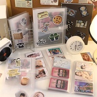 3 Inch Frosted Transparent Photo Album Postcard Train Ticket Movie Ticket Storage Notebook Photo Mem