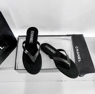 CHANEL香奈兒 24S 舒適百搭人字拖鞋 女款 黑色