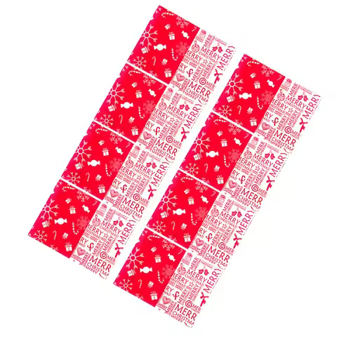 500 Pcs Nougat Wrappers Christmas Wrapping Paper Xmas Party Supplies Candy Packing Food Sugar