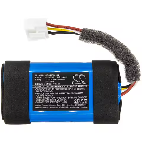 CameronSino Speaker Battery 1INR19/66-2 33LIR200120 ID1060-A ID1060-B SUN-INTE-1521 for JBL Flip 5 J