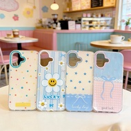 LUCKY Pastel Case Pattern For IPHONE 11 12pm 13 13pm 14 14+ 14pm 15 15+ 15pm 16 16pm 17 17pro 17pm